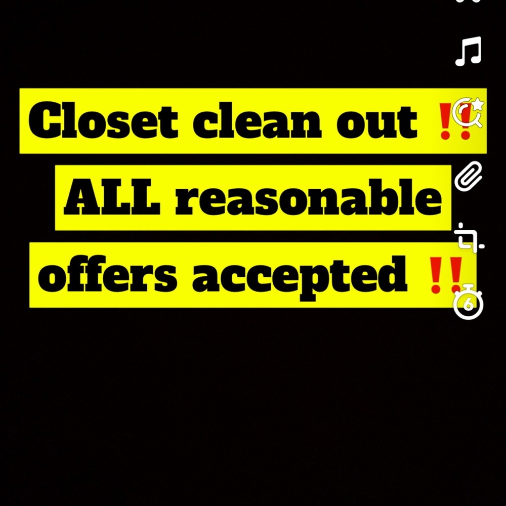 CLOSET CLEAN OUT ‼️